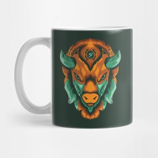 Bison Head Mug